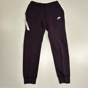 Nike Sportswear Tech Fleece Joggers Burgundy Purple Maroon Men’s Small